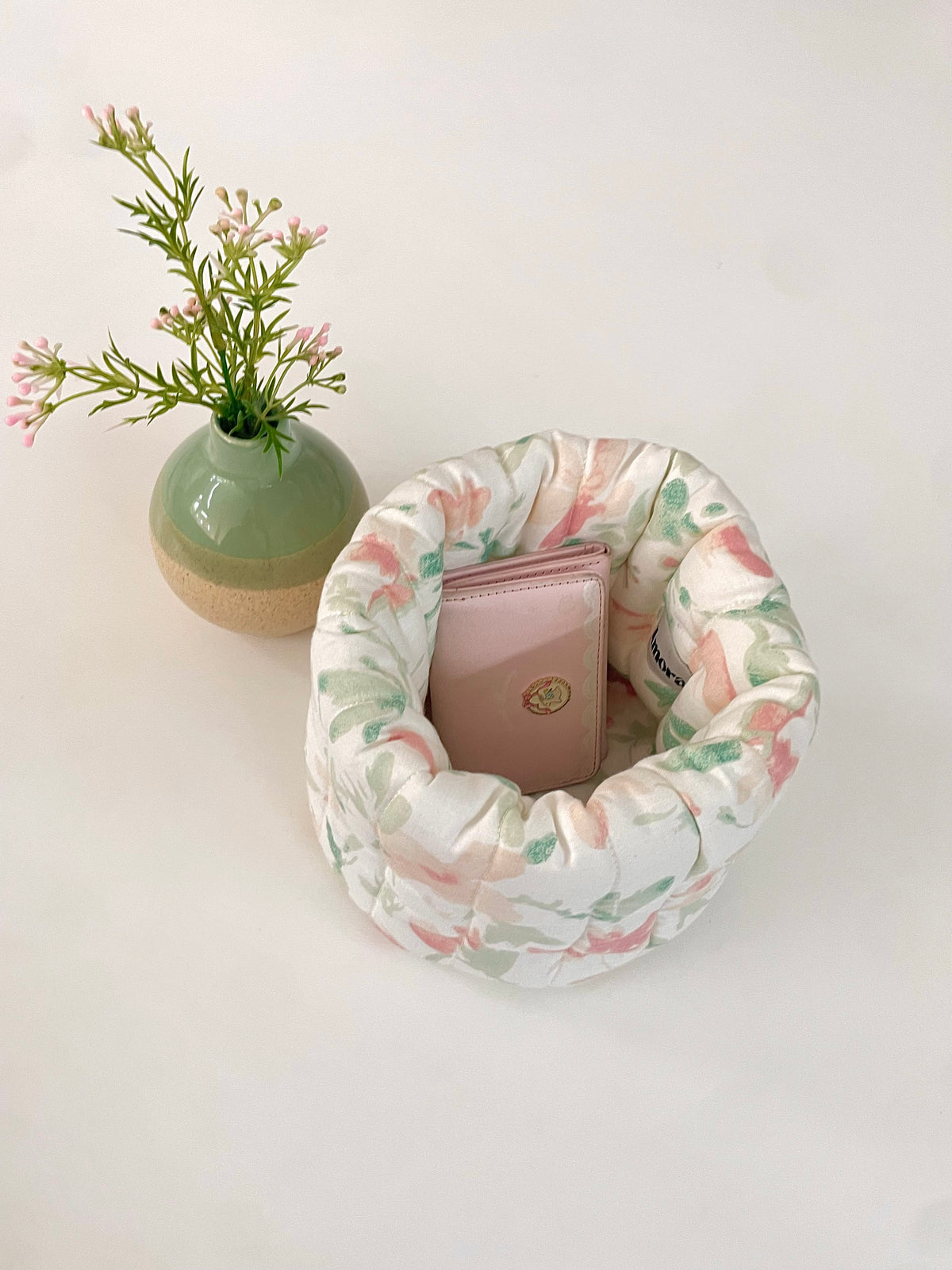 The Strawberry Matcha Vanity Basket Amora
